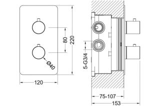 Смеситель для душа Aquatek Европа AQ1393MB черный